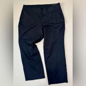 Lane Bryant Black Pull On Pants 22/24 Plus Size Stretch Straight Leg
